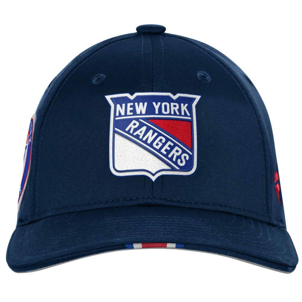 NHL New York Rangers Fanatics Youth 2025 NHL Draft Authentic Pro On-Stage Podium Adjustable Hat