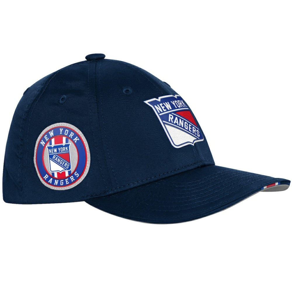 NHL New York Rangers Fanatics Youth 2025 NHL Draft Authentic Pro On-Stage Podium Adjustable Hat