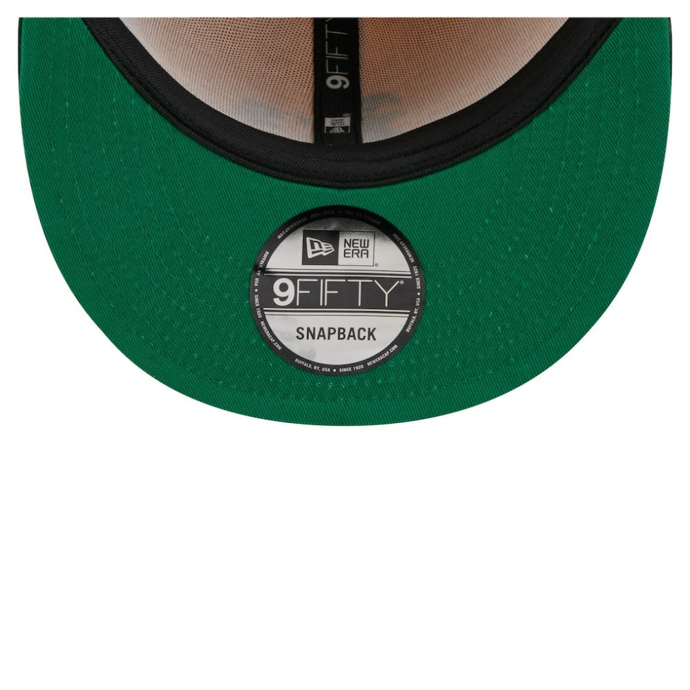 Green/Gold Athletics New Era Retro Split Corduroy Snapback Hat