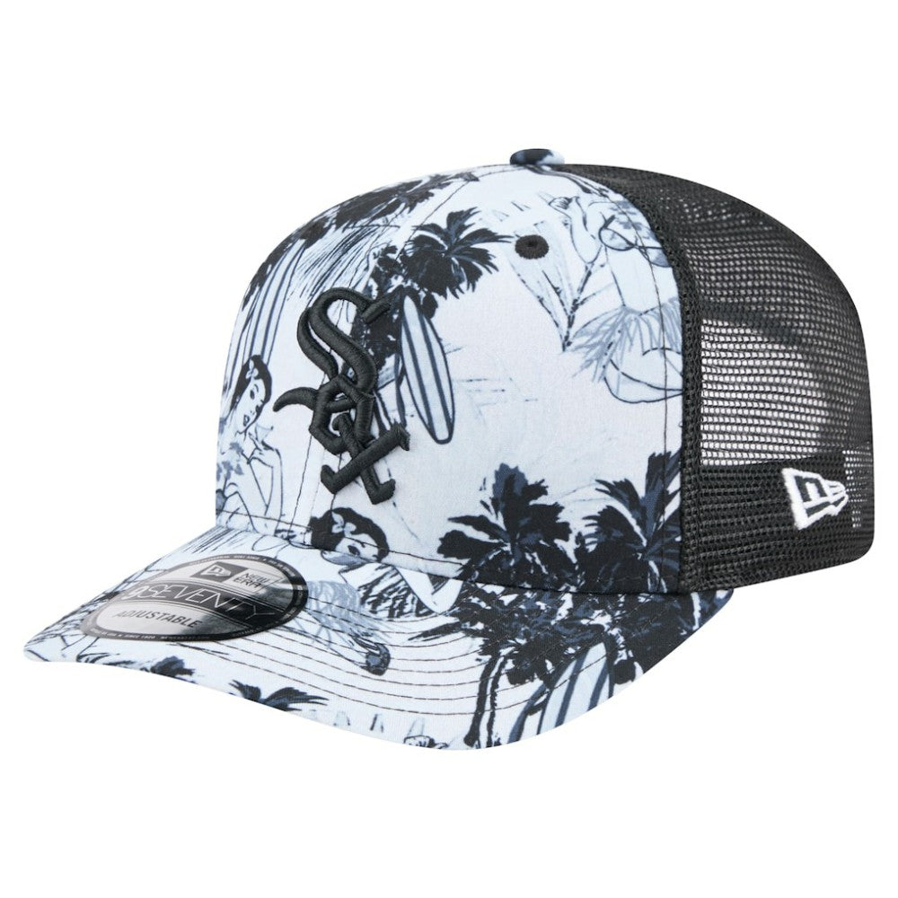Black Chicago White Sox New Era Hula Trucker 9SEVENTY Adjustable Hat