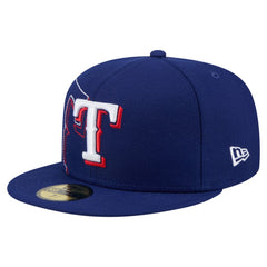 Royal Texas Rangers New Era Yarn Stitch 59FIFTY Fitted Hat