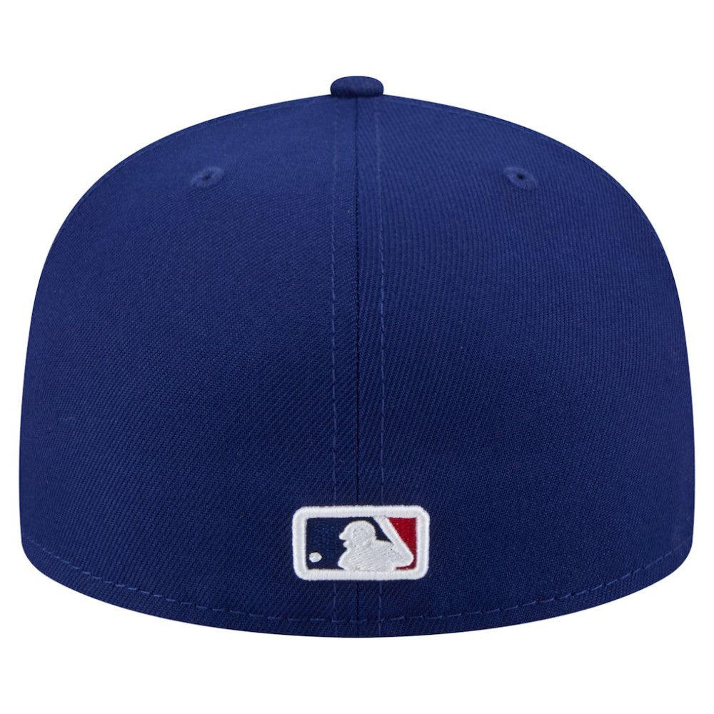 Royal Texas Rangers New Era Yarn Stitch 59FIFTY Fitted Hat