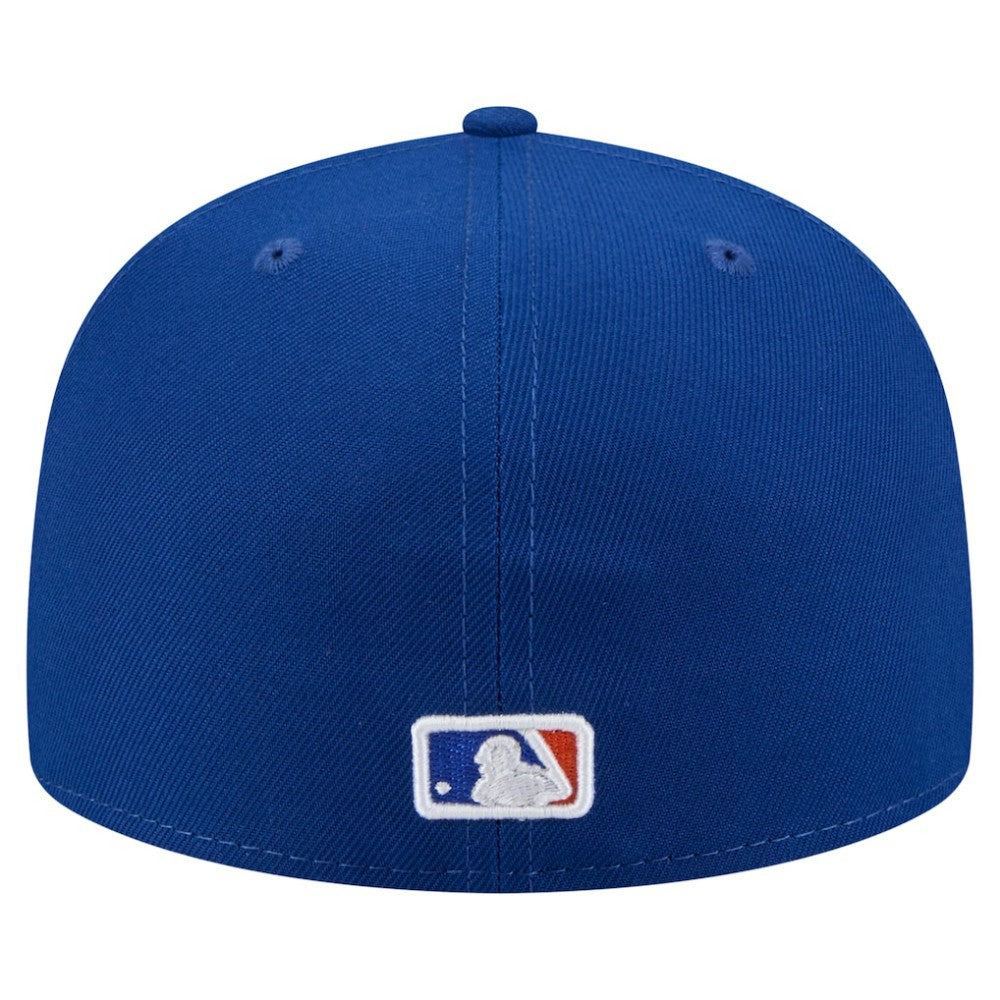 Royal New York Mets New Era Yarn Stitch 59FIFTY Fitted Hat
