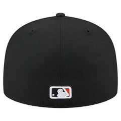 Black San Francisco Giants New Era Yarn Stitch 59FIFTY Fitted Hat