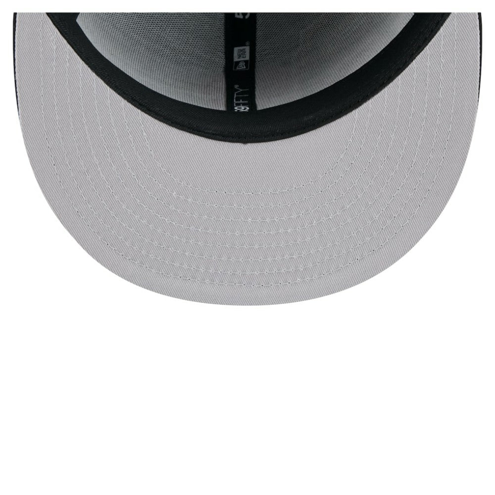 Black San Francisco Giants New Era Yarn Stitch 59FIFTY Fitted Hat