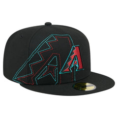 Black Arizona Diamondbacks New Era Yarn Stitch 59FIFTY Fitted Hat
