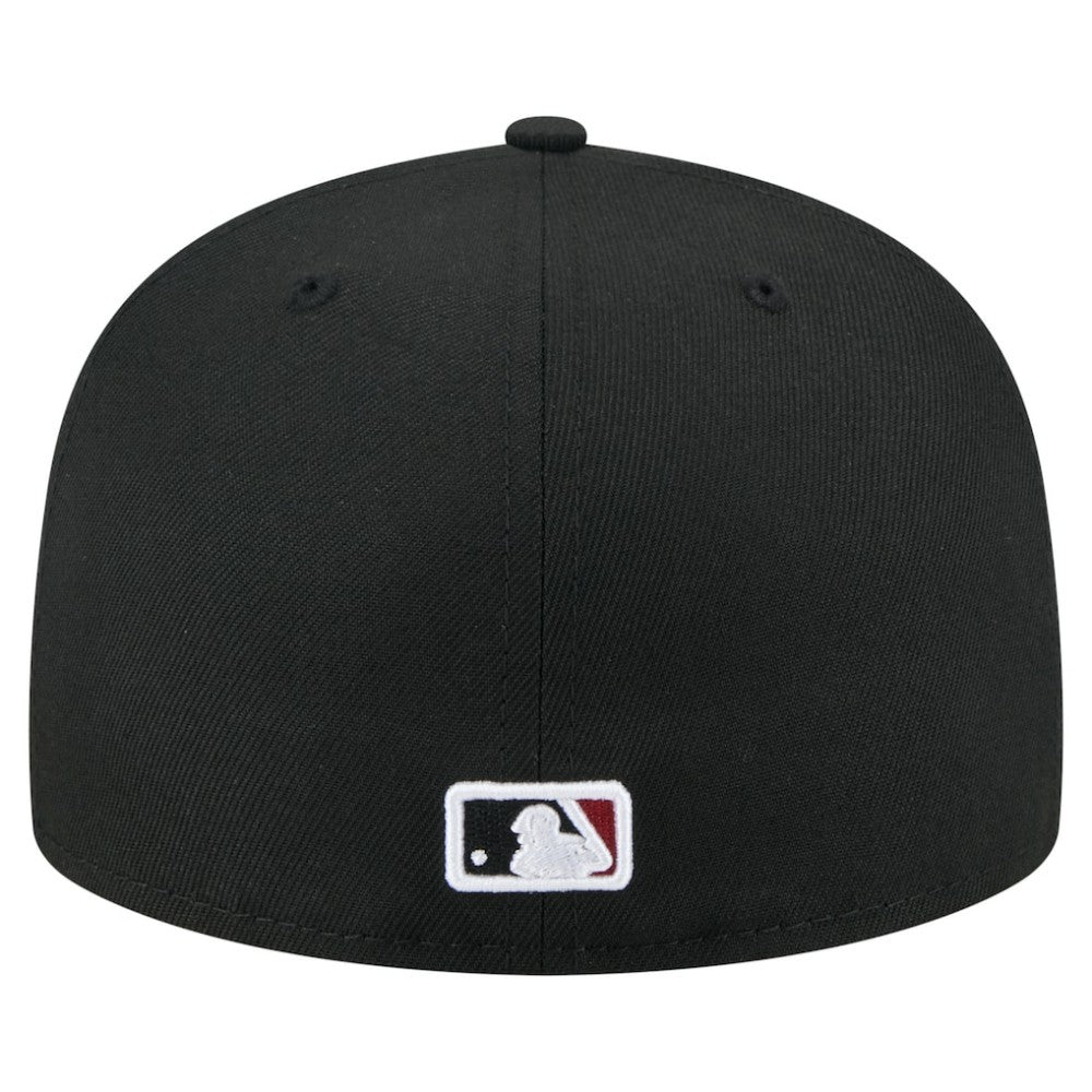 Black Arizona Diamondbacks New Era Yarn Stitch 59FIFTY Fitted Hat