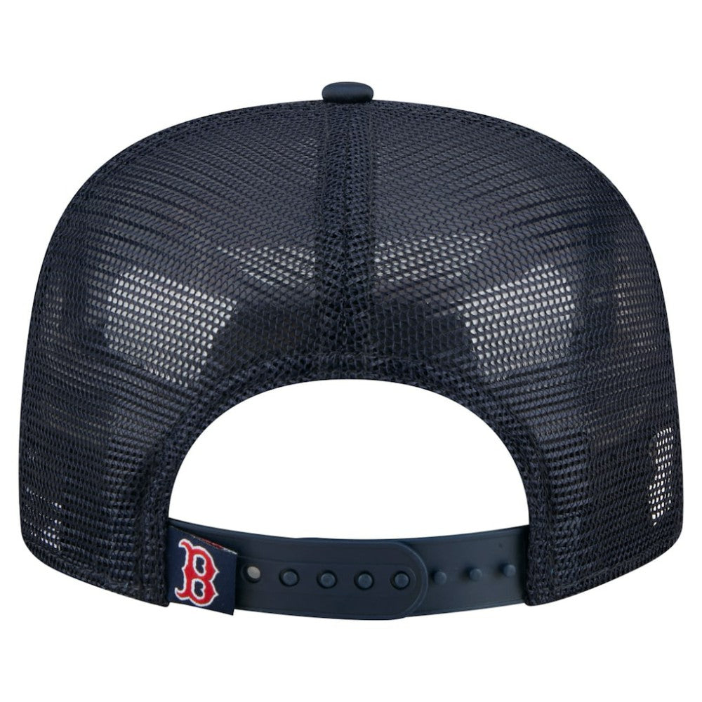 Navy Boston Red Sox New Era Retro Satin Script Golfer Adjustable Hat
