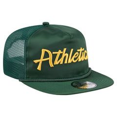 Green Athletics New Era Retro Satin Script Golfer Adjustable Hat