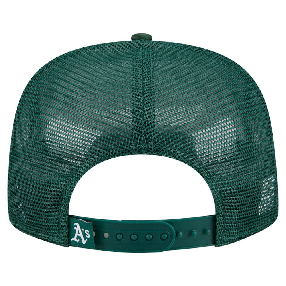 Green Athletics New Era Retro Satin Script Golfer Adjustable Hat