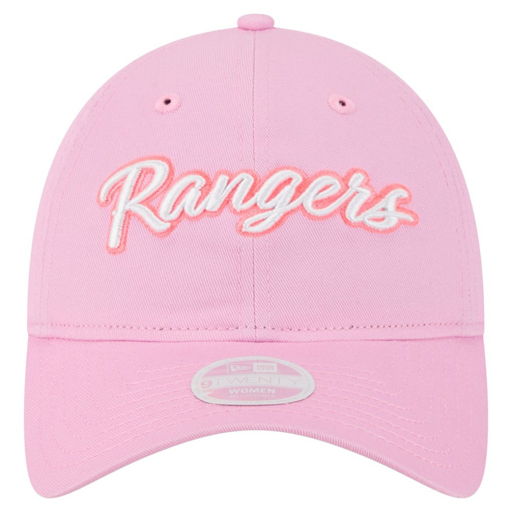 Pink Texas Rangers New Era Women's Mother's Day 9TWENTY Adjustable Hat