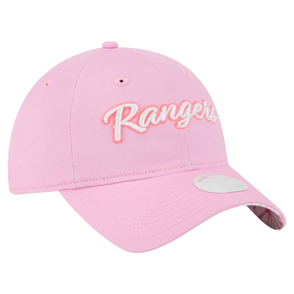 Pink Texas Rangers New Era Women's Mother's Day 9TWENTY Adjustable Hat