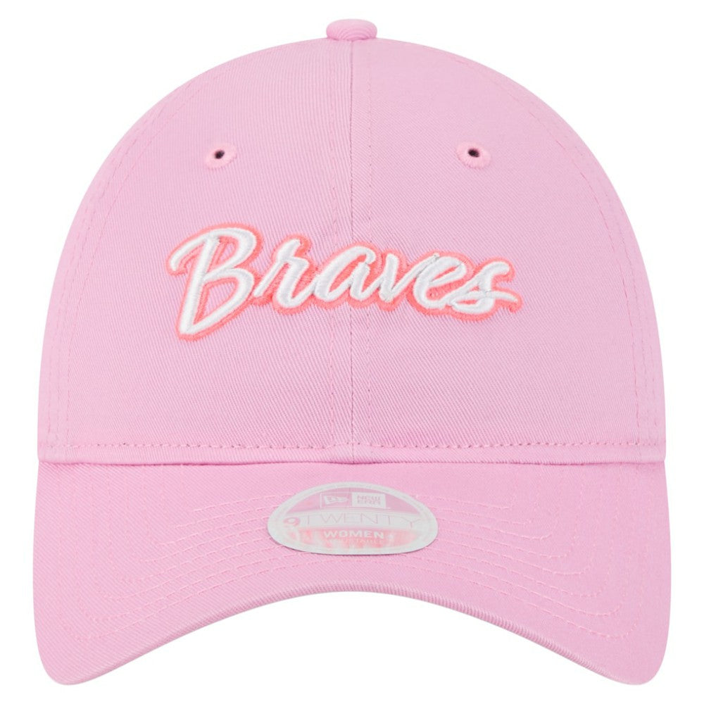 Pink Atlanta Braves New Era Women's Mother's Day 9TWENTY Adjustable Hat