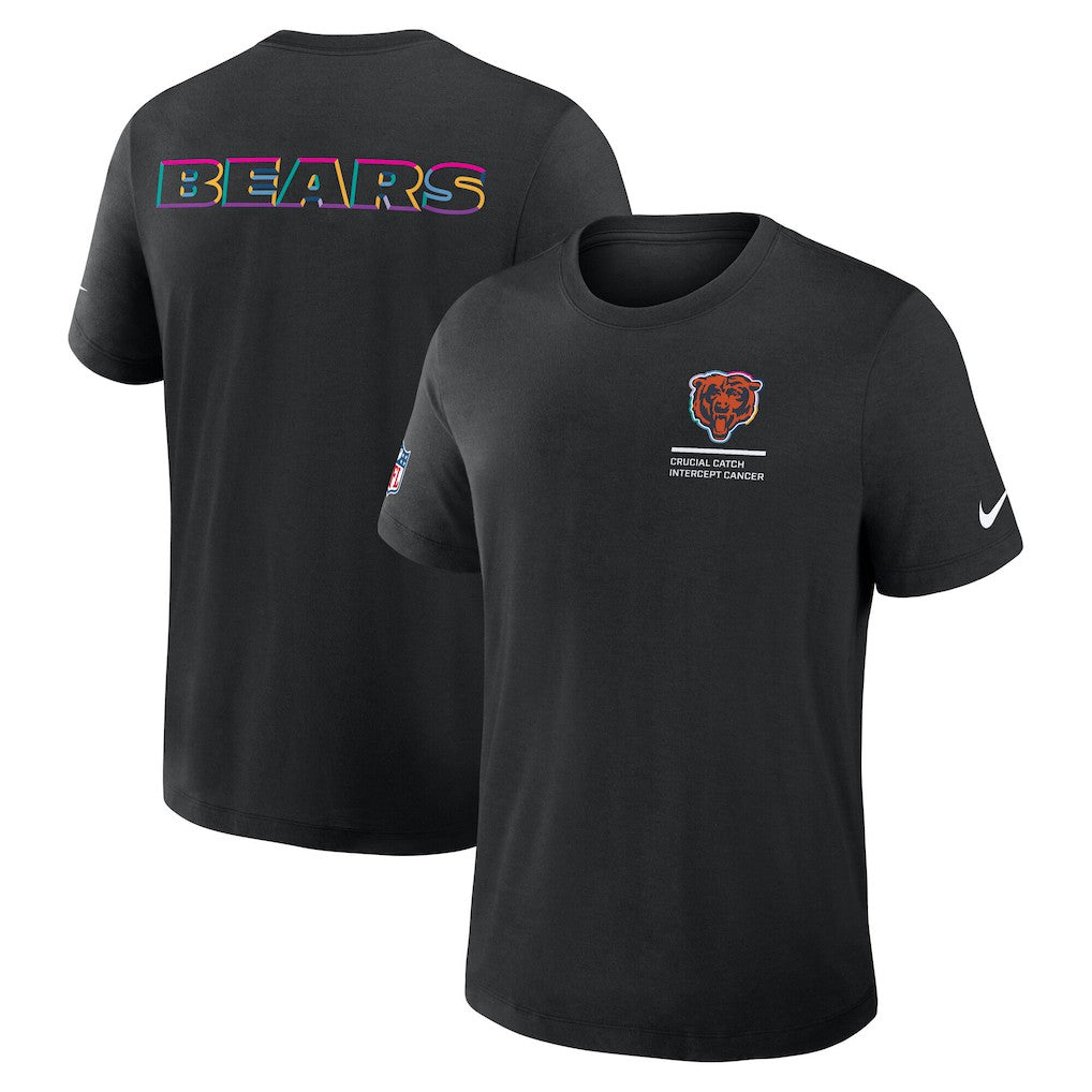 Tall 2025 NFL Crucial Catch Tri-Blend Dri-FIT T-Shirt - Chicago Bears T-shirts