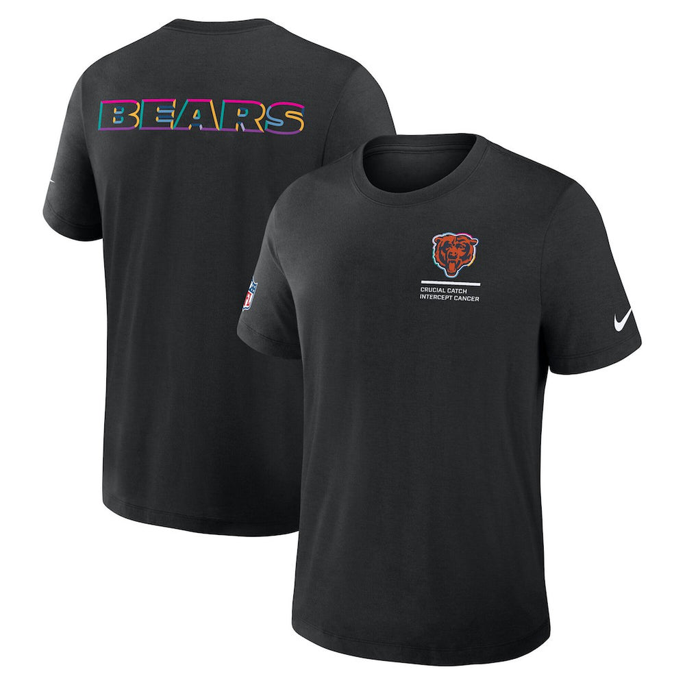Tall 2025 NFL Crucial Catch Tri-Blend Dri-FIT T-Shirt - Chicago Bears T-shirts