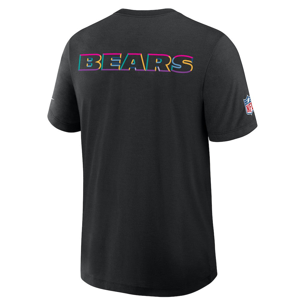 Tall 2025 NFL Crucial Catch Tri-Blend Dri-FIT T-Shirt - Chicago Bears T-shirts