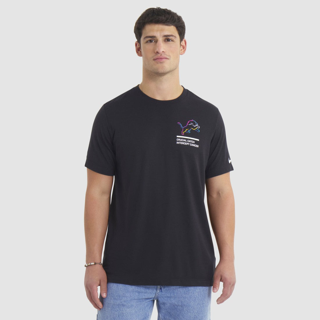 Tall 2025 NFL Crucial Catch Tri-Blend Dri-FIT T-Shirt - Detroit Lions T-shirts