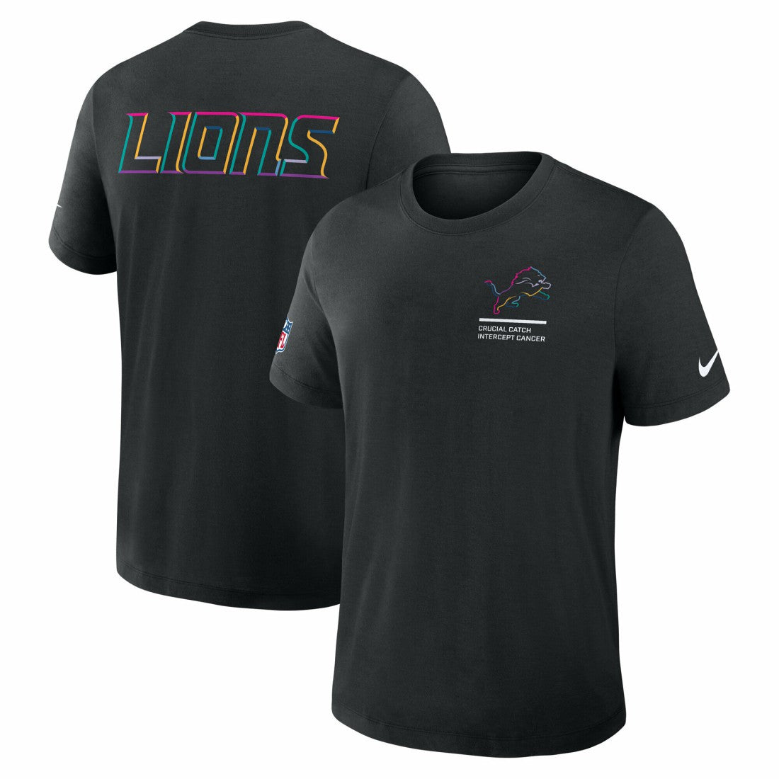Tall 2025 NFL Crucial Catch Tri-Blend Dri-FIT T-Shirt - Detroit Lions T-shirts