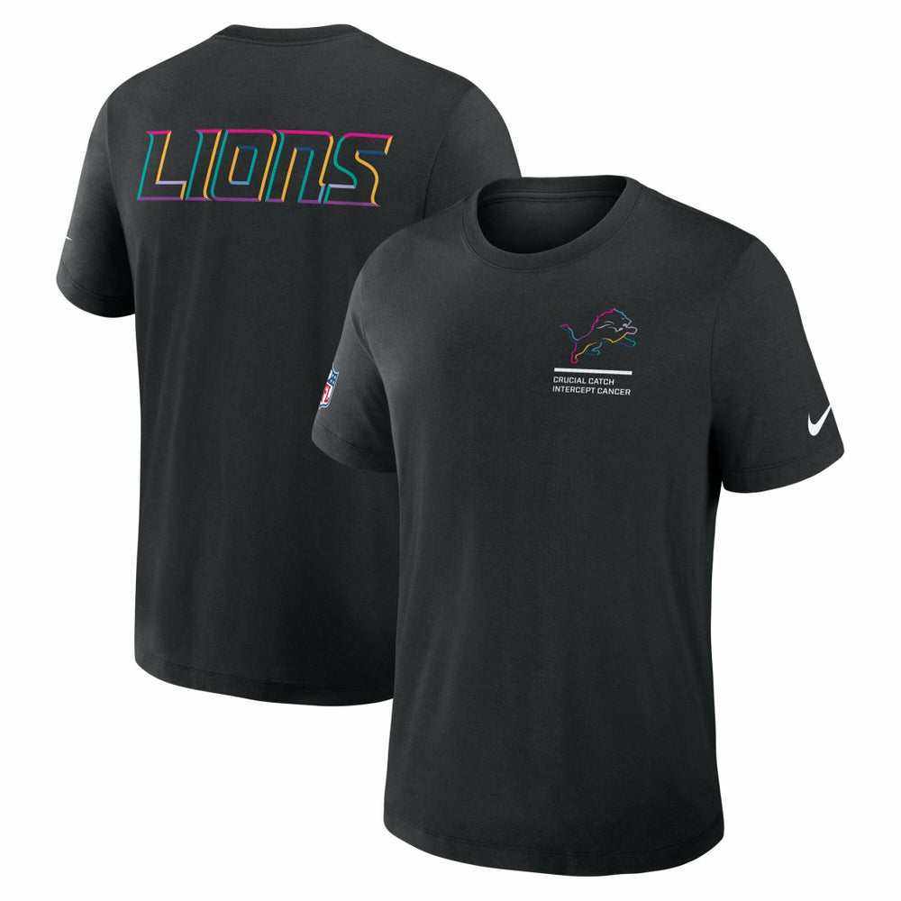 Tall 2025 NFL Crucial Catch Tri-Blend Dri-FIT T-Shirt - Detroit Lions T-shirts