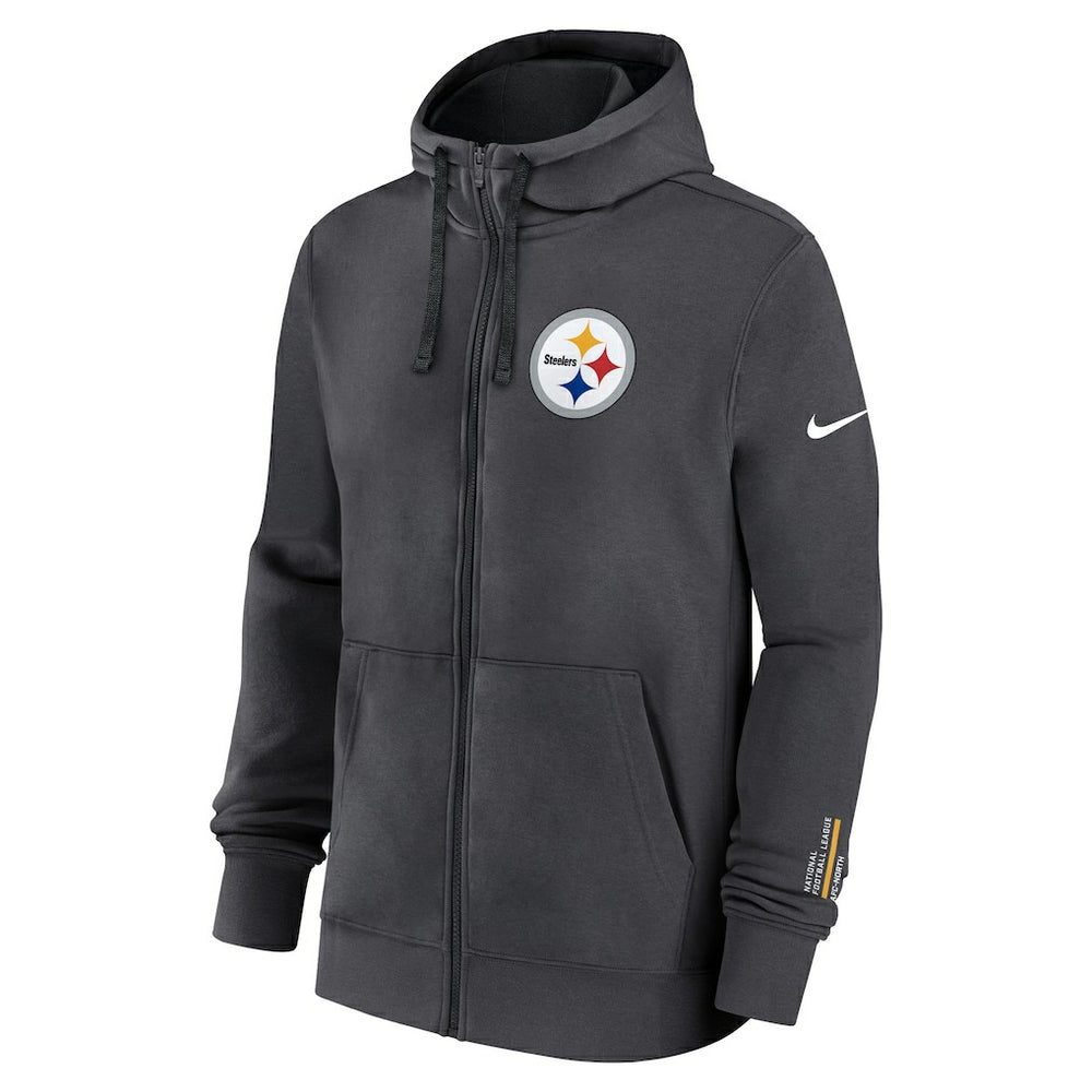 Primetime Club Full-Zip Hoodie - Pittsburgh Steelers Hoodies