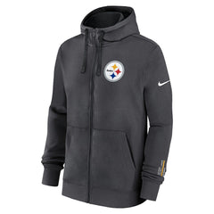 Primetime Club Full-Zip Hoodie - Pittsburgh Steelers Hoodies