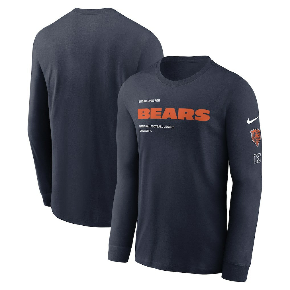 Play to Win Essential Long Sleeve T-Shirt - Chicago Bears T-shirts