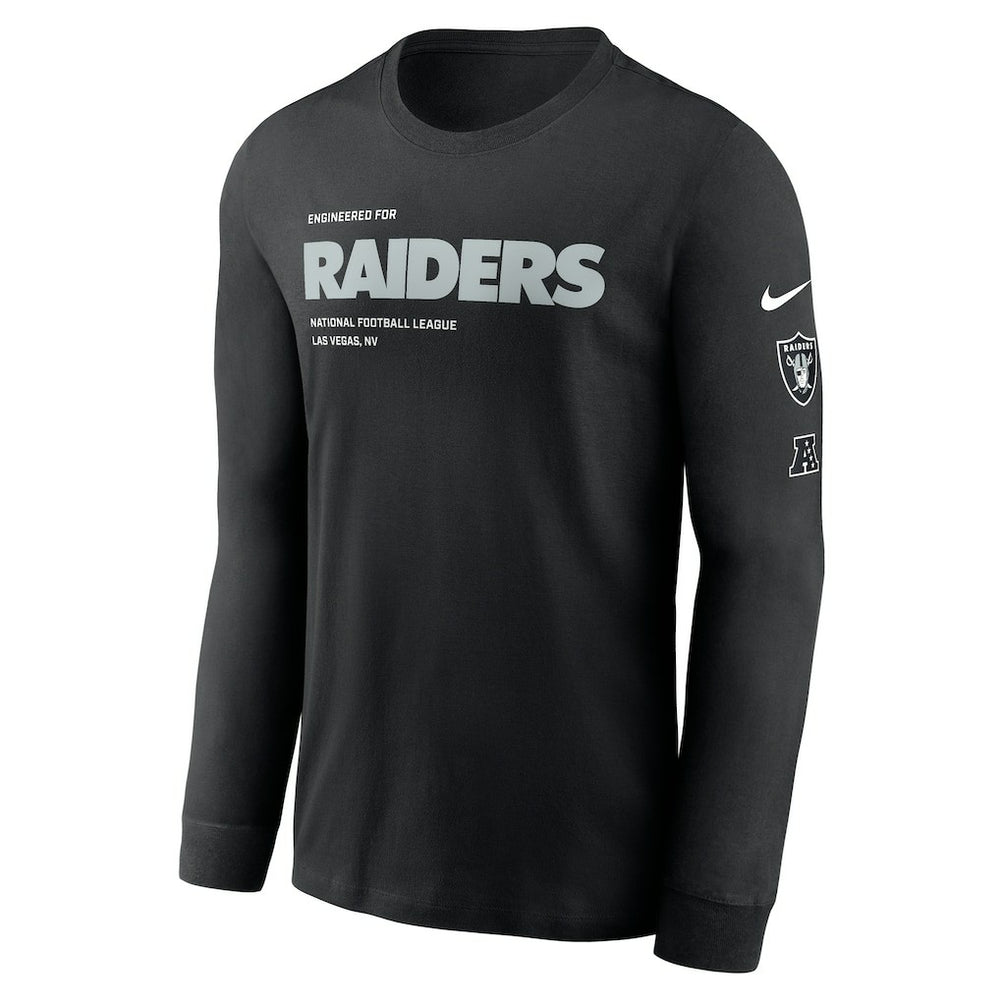Play to Win Essential Long Sleeve T-Shirt - Las Vegas Raiders T-shirts