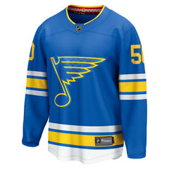 NHL Jordan Binnington St. Louis Blues Fanatics Home Breakaway Player Jersey