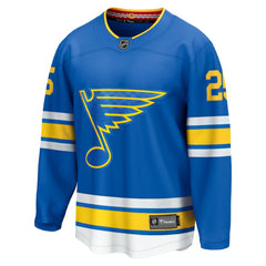 NHL Jordan Kyrou St. Louis Blues Fanatics Home Breakaway Player Jersey