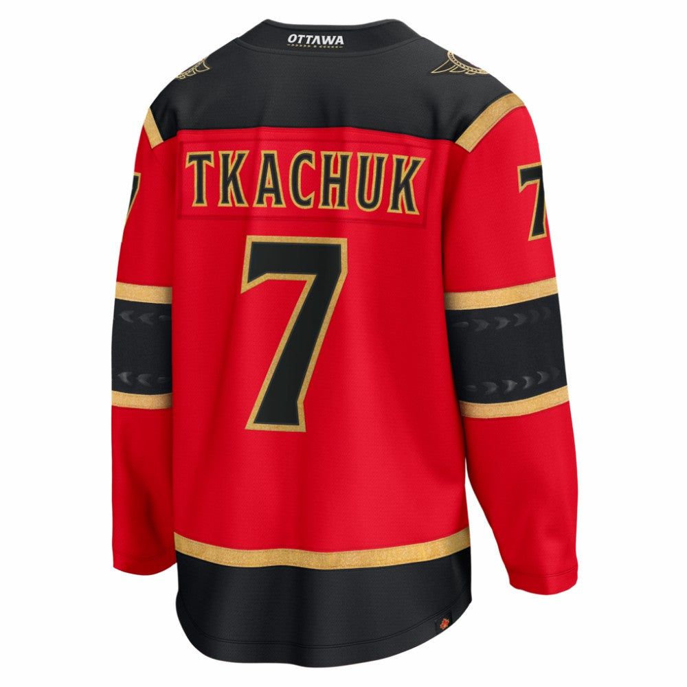 NHL Brady Tkachuk Ottawa Senators Fanatics Alternate Breakaway Jersey