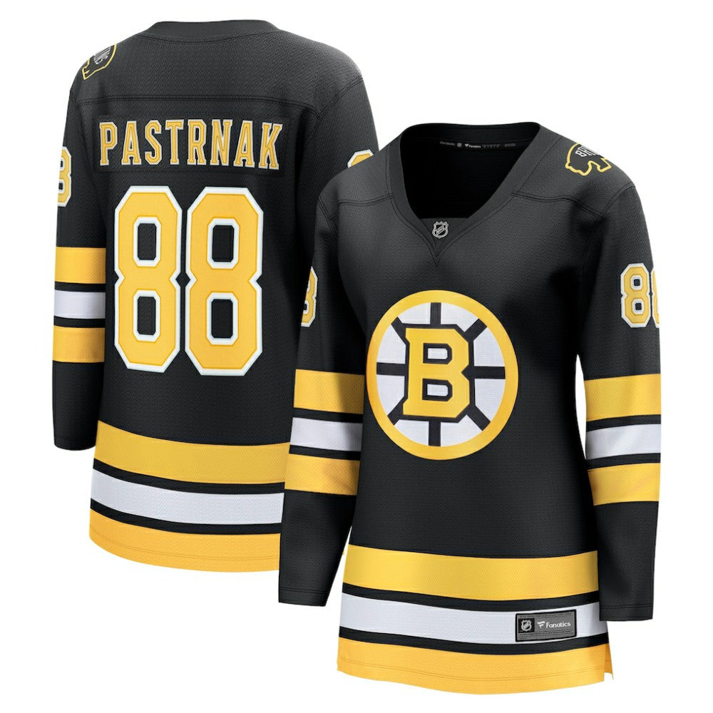 NHL David Pastrnak Boston Bruins Fanatics Women's Home Breakaway Player Jersey