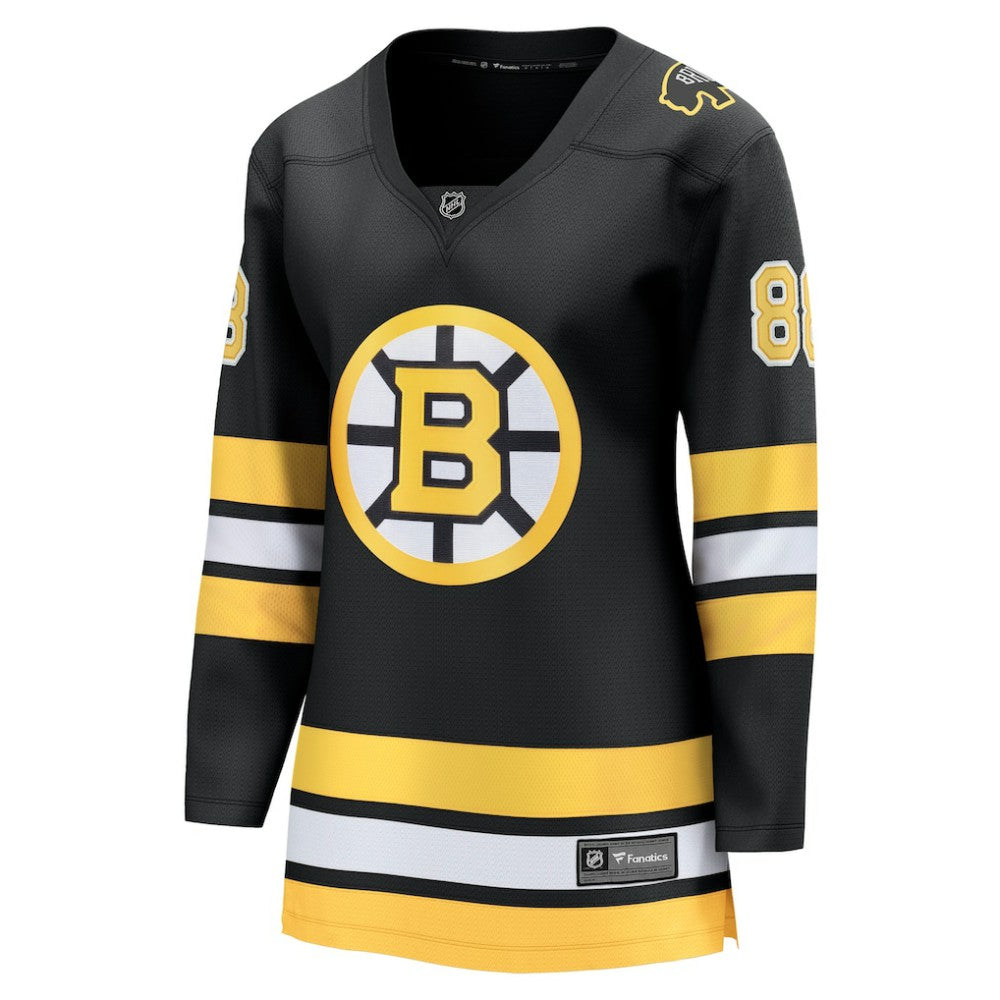 NHL David Pastrnak Boston Bruins Fanatics Women's Home Breakaway Player Jersey