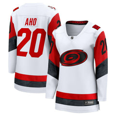 NHL Sebastian Aho Carolina Hurricanes Fanatics Women's Away Breakaway Jersey