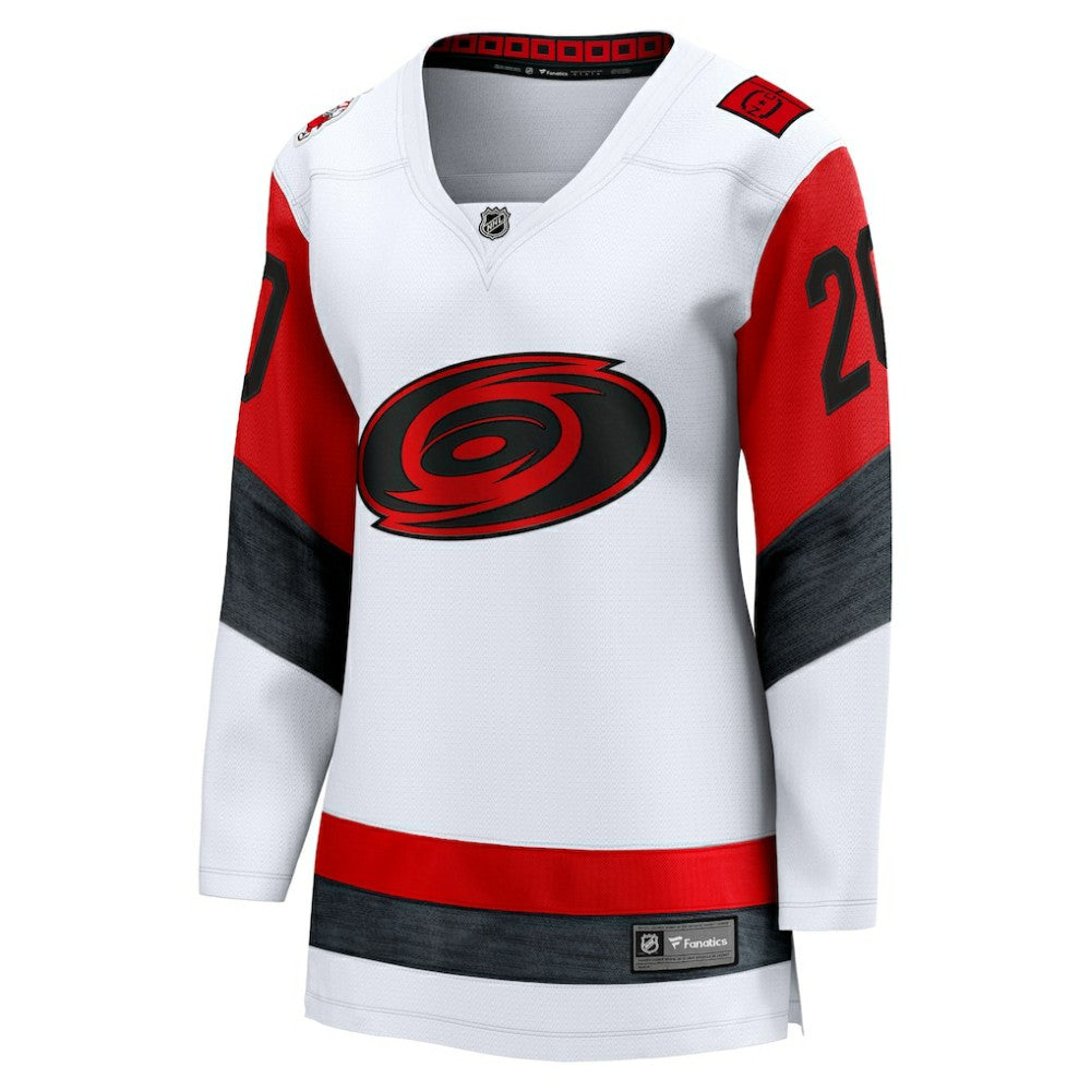 NHL Sebastian Aho Carolina Hurricanes Fanatics Women's Away Breakaway Jersey