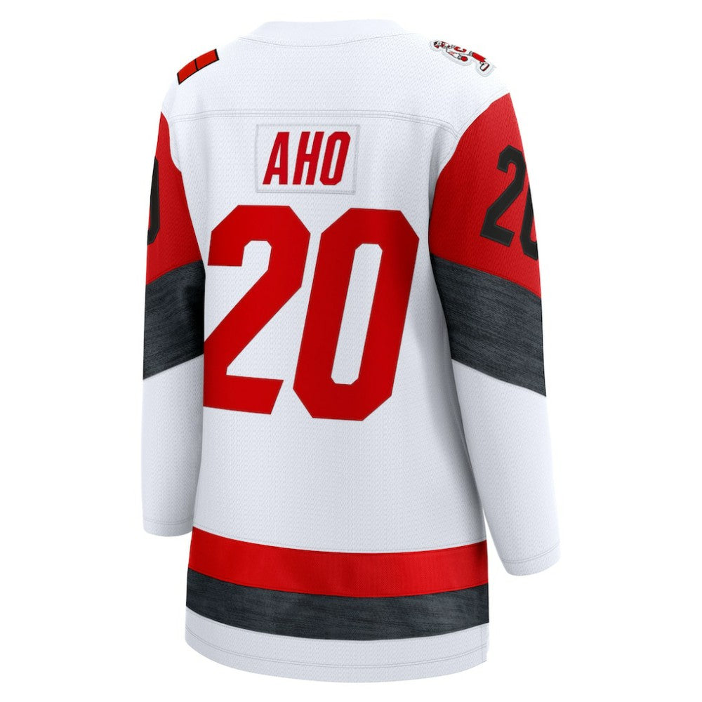 NHL Sebastian Aho Carolina Hurricanes Fanatics Women's Away Breakaway Jersey