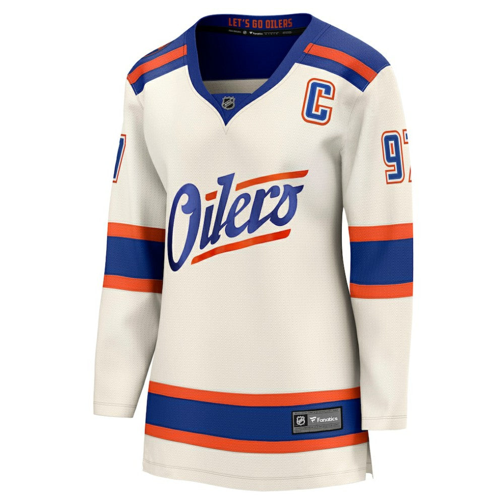 NHL Connor McDavid Edmonton Oilers Fanatics Women's Alternate Breakaway Jersey