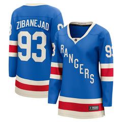 NHL Mika Zibanejad New York Rangers Fanatics Women's Centennial Breakaway Jersey