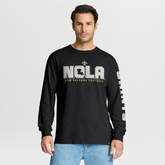 Hometown Sweep Legacy Long Sleeve T-Shirt - New Orleans Saints T-shirts