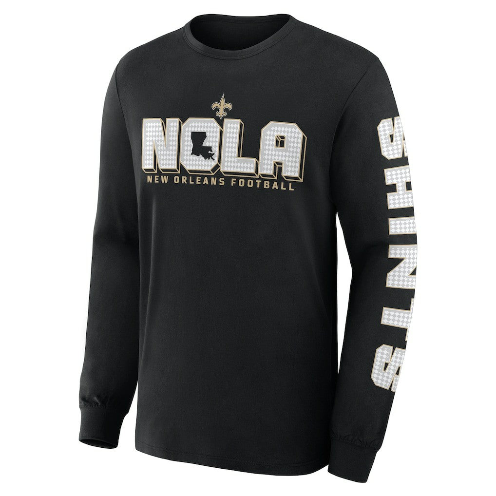 Hometown Sweep Legacy Long Sleeve T-Shirt - New Orleans Saints T-shirts