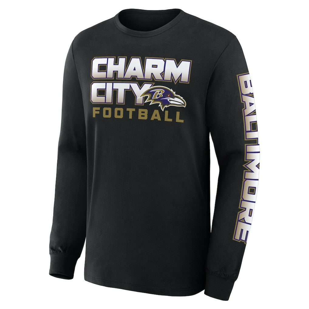 Hometown Sweep Legacy Long Sleeve T-Shirt - Baltimore Ravens T-shirts