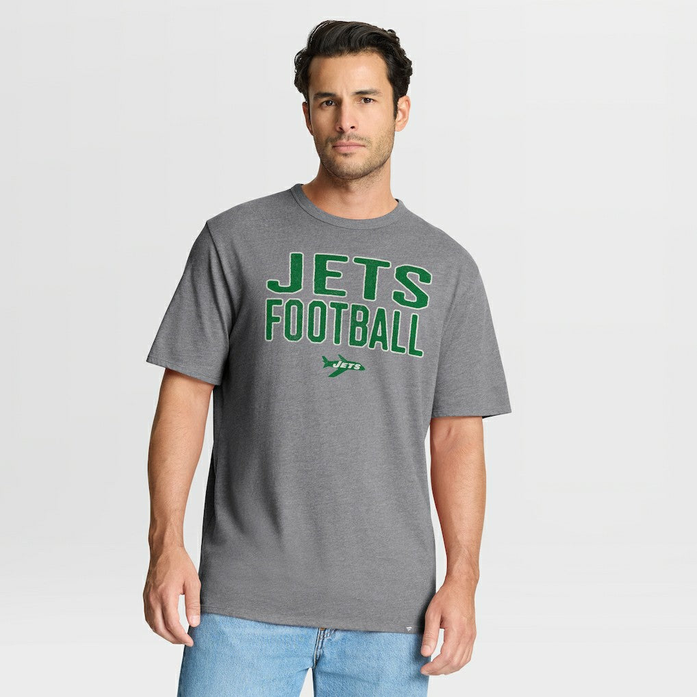 First Down Tribute Tri-Blend T-Shirt - New York Jets T-shirts