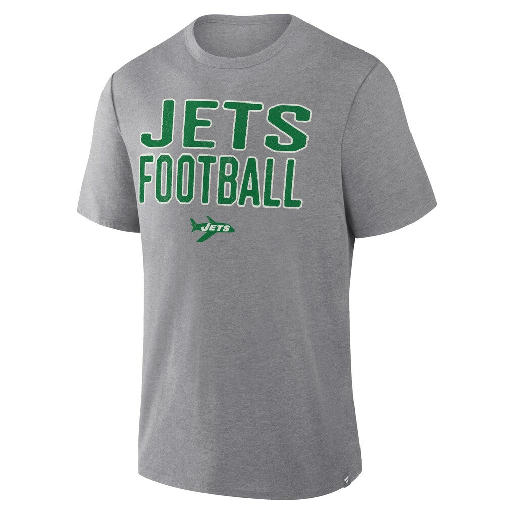 First Down Tribute Tri-Blend T-Shirt - New York Jets T-shirts