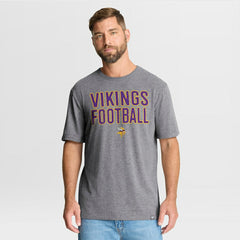 First Down Tribute Tri-Blend T-Shirt - Minnesota Vikings T-shirts