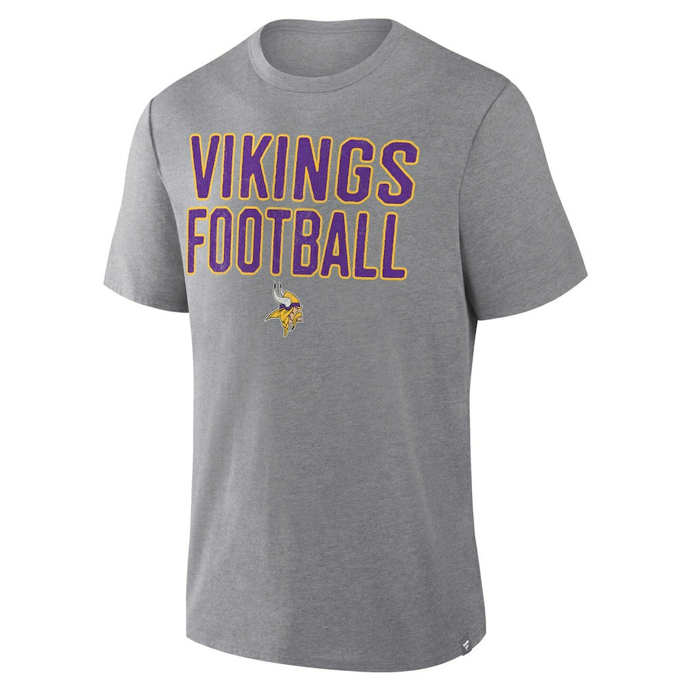 First Down Tribute Tri-Blend T-Shirt - Minnesota Vikings T-shirts