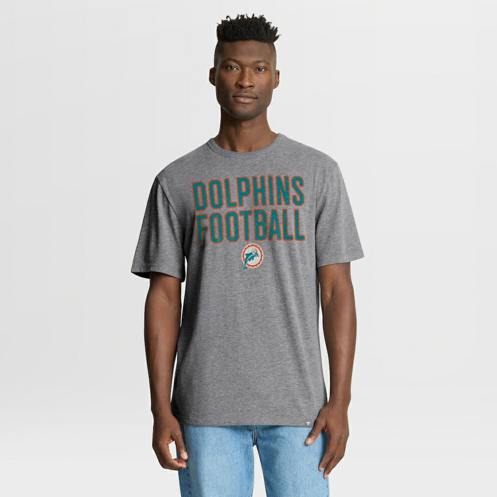 First Down Tribute Tri-Blend T-Shirt - Miami Dolphins T-shirts
