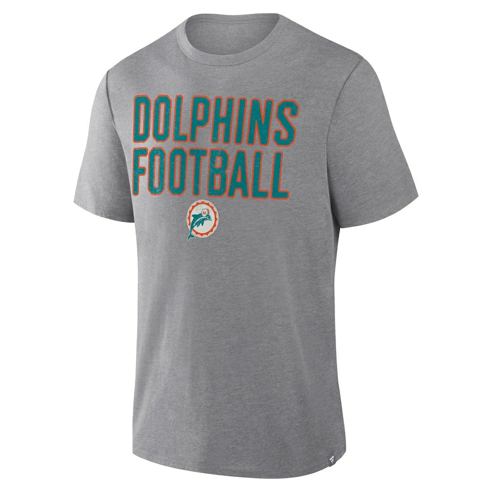 First Down Tribute Tri-Blend T-Shirt - Miami Dolphins T-shirts