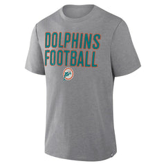 First Down Tribute Tri-Blend T-Shirt - Miami Dolphins T-shirts