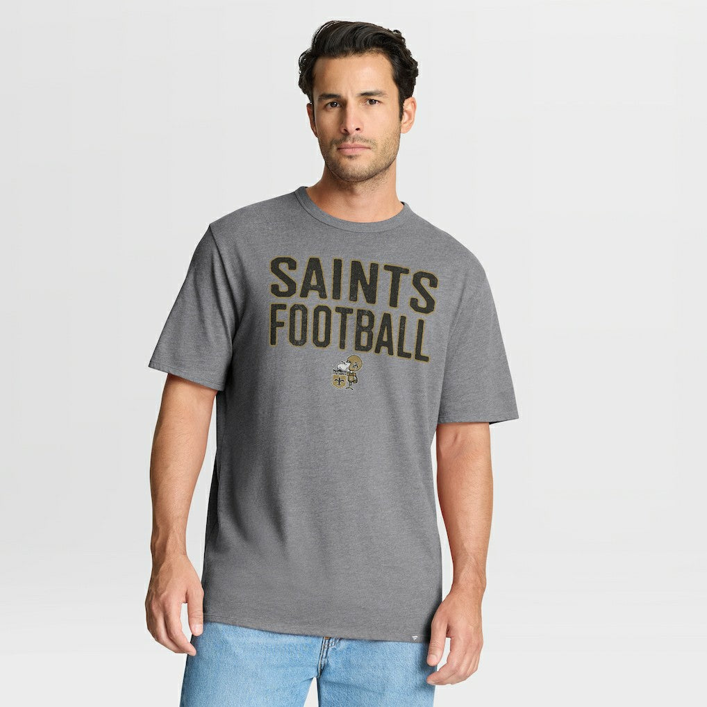First Down Tribute Tri-Blend T-Shirt - New Orleans Saints T-shirts