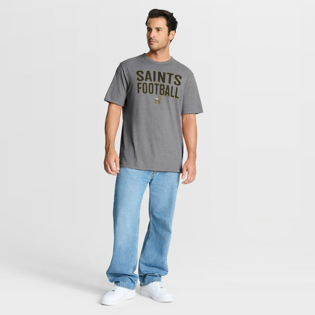 First Down Tribute Tri-Blend T-Shirt - New Orleans Saints T-shirts