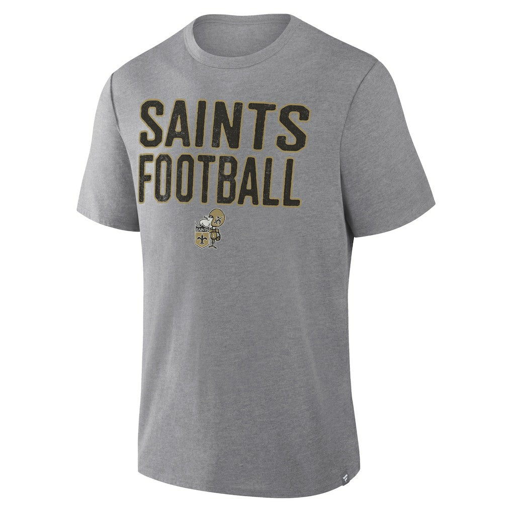 First Down Tribute Tri-Blend T-Shirt - New Orleans Saints T-shirts